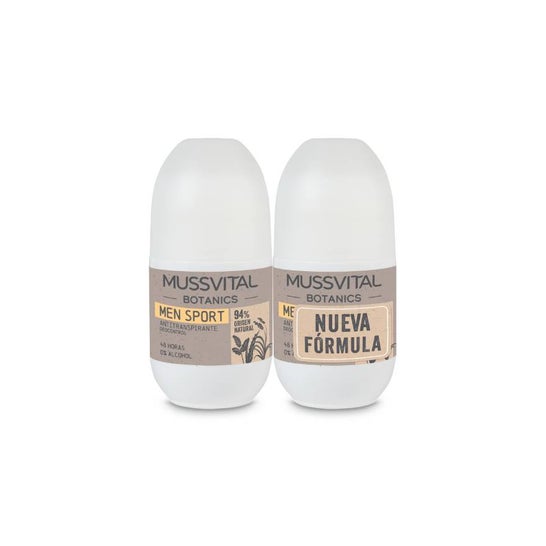 Mussvital Botanics Men Sport Desodorizante 2x75ml