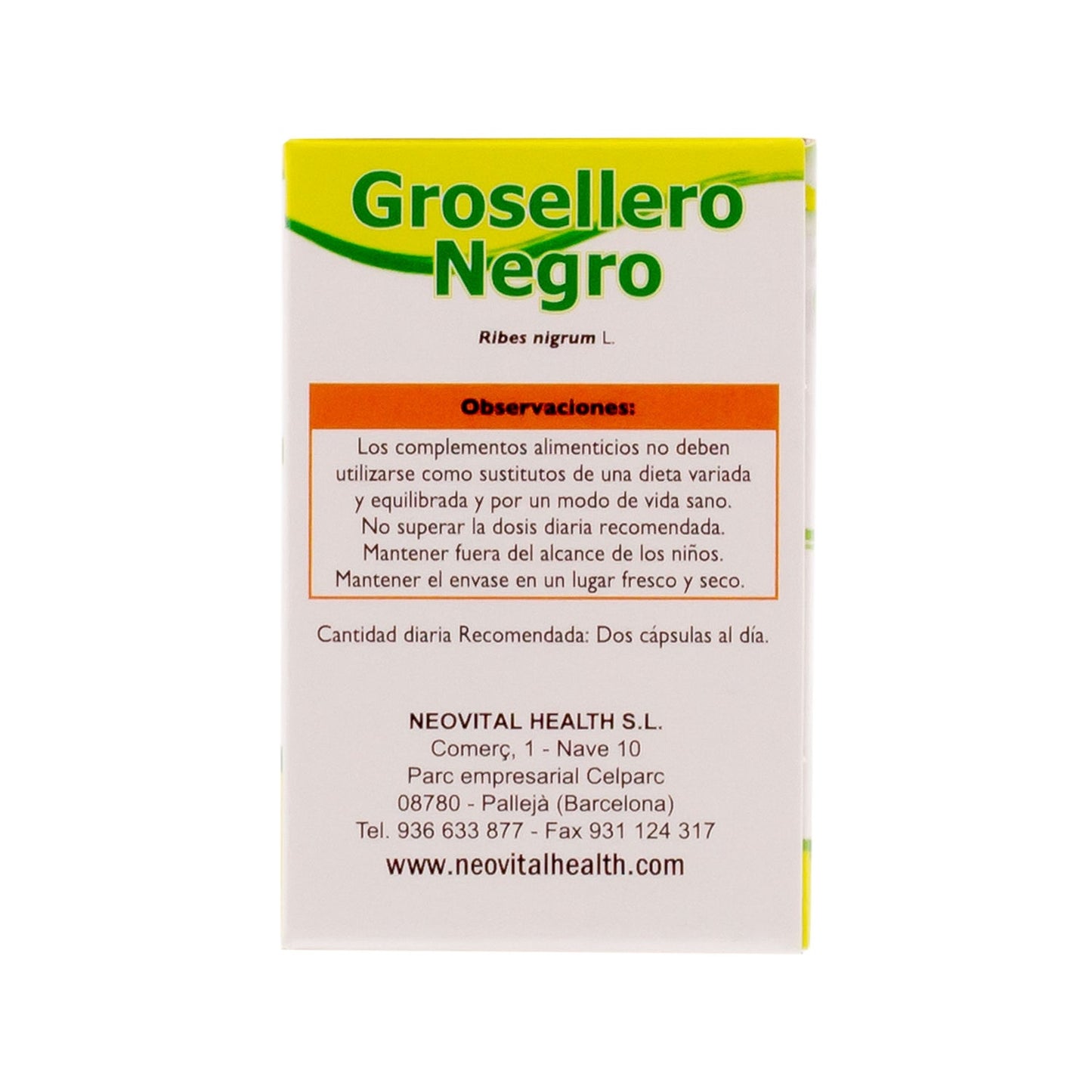 Neo Grosellero Negro 45 caps