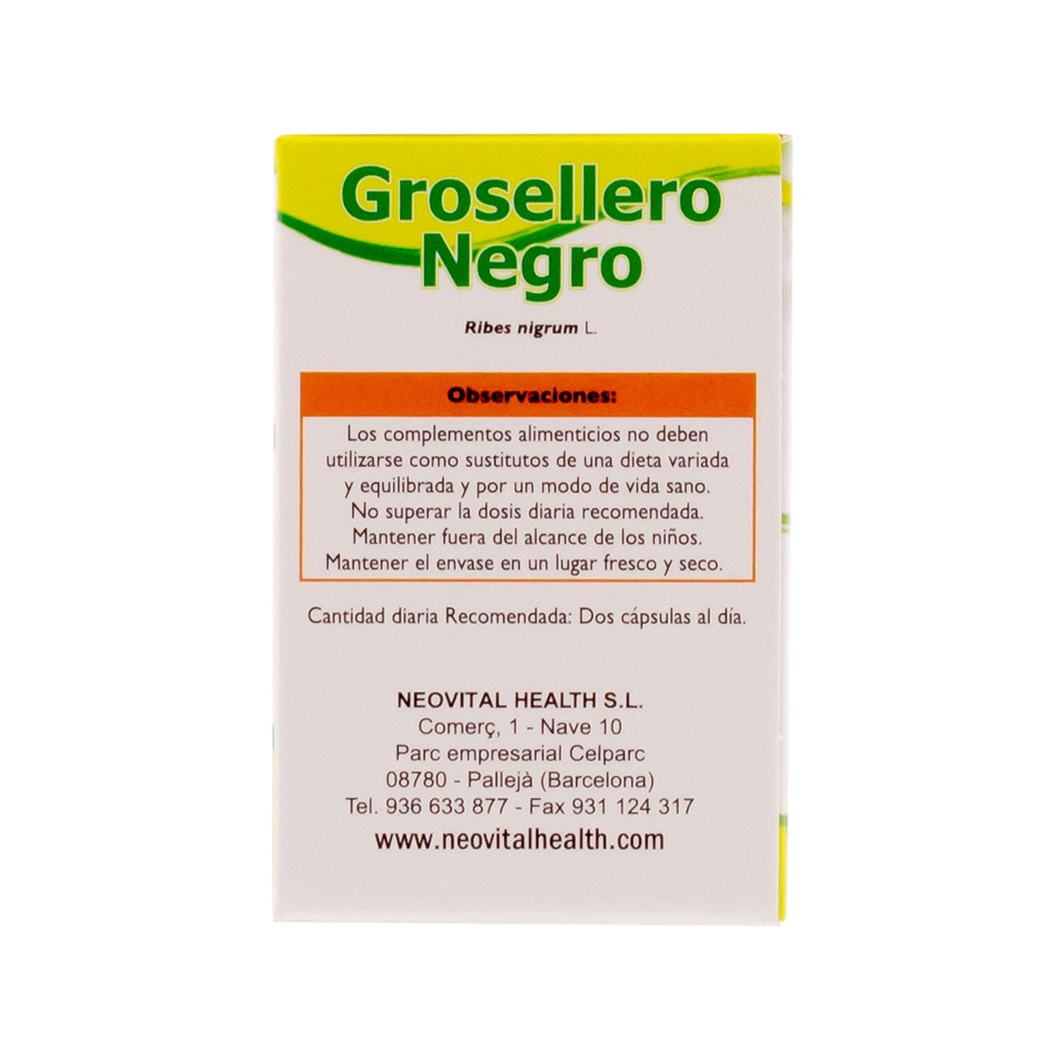 Neo Grosellero Negro 45 caps