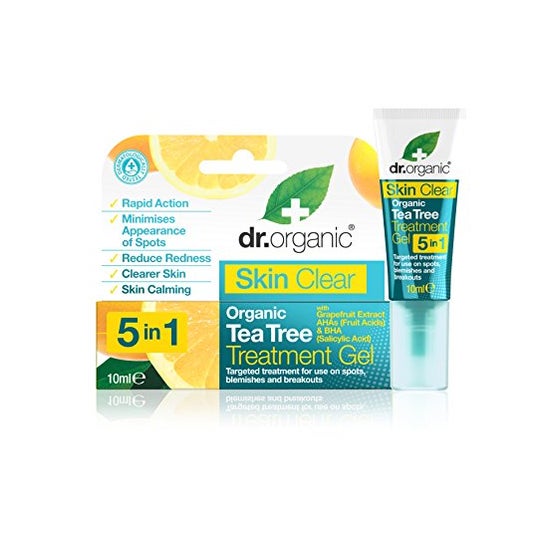 Dr. Organic Gel Tratamiento Anti Manchas e Imperfecciones SkinClear 5 en 1 10ml