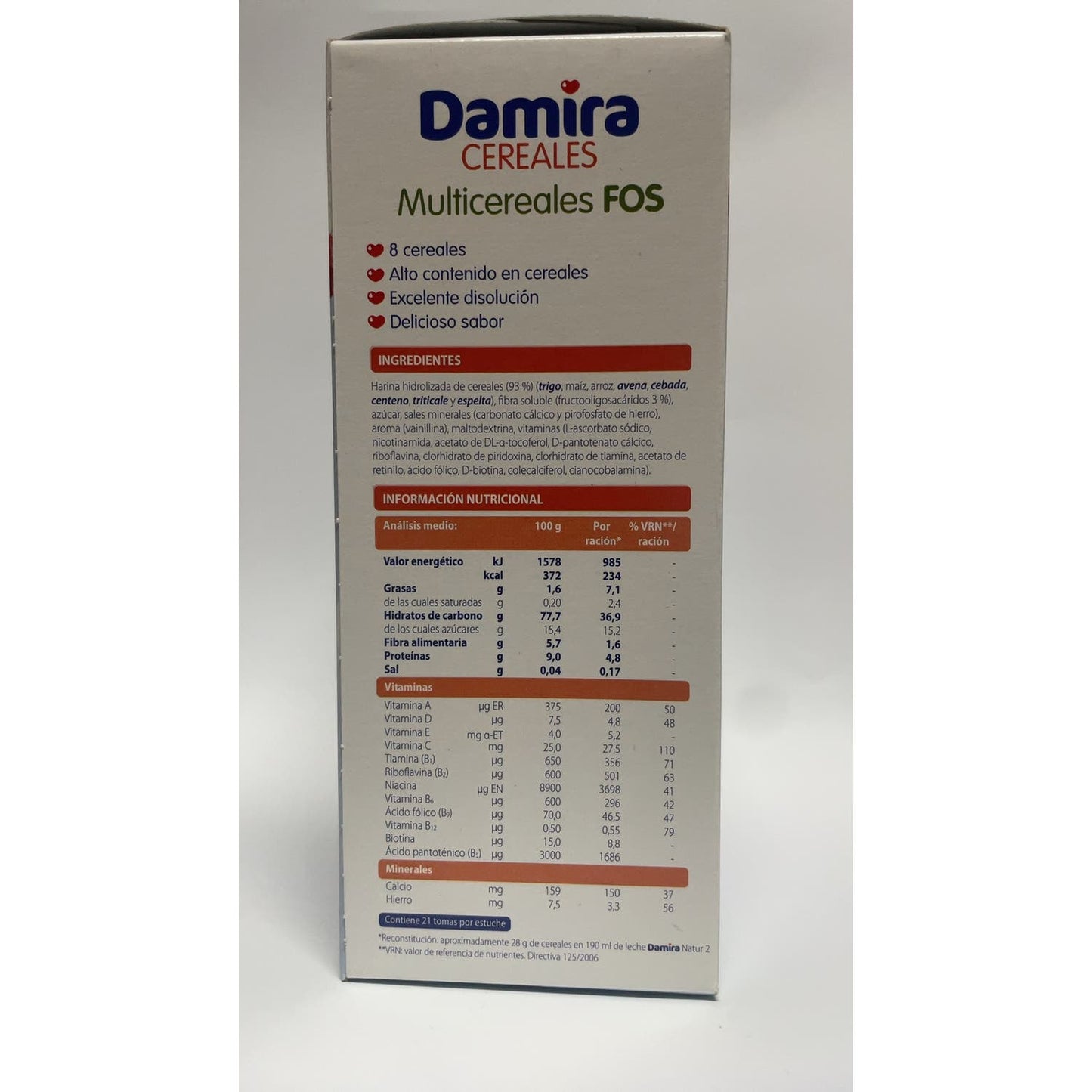 Sanutri Damira 8 cereales Fos 600g