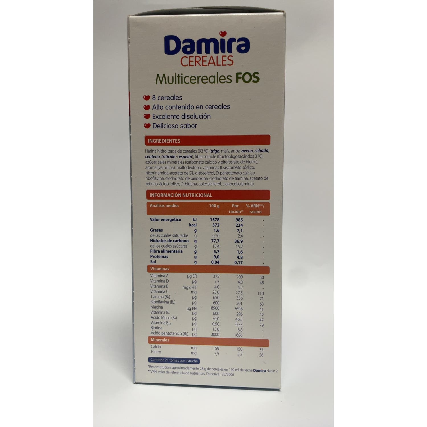 Sanutri Damira 8 cereales Fos 600g
