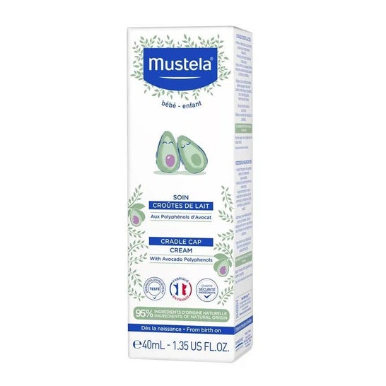 Mustela Cuidado de la Costra Láctea con Aguacate 40ml