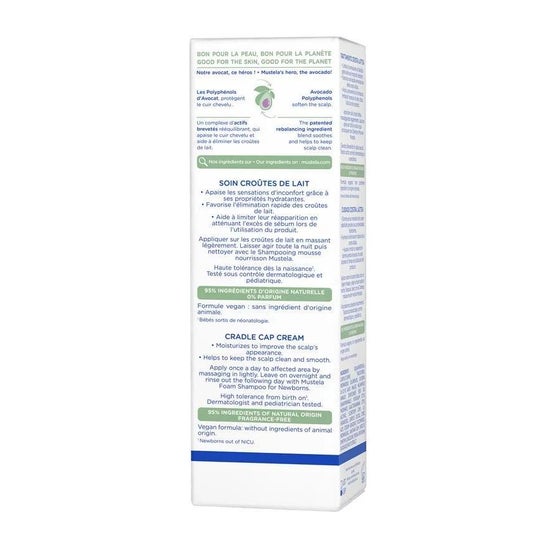 Mustela Cuidado de la Costra Láctea con Aguacate 40ml