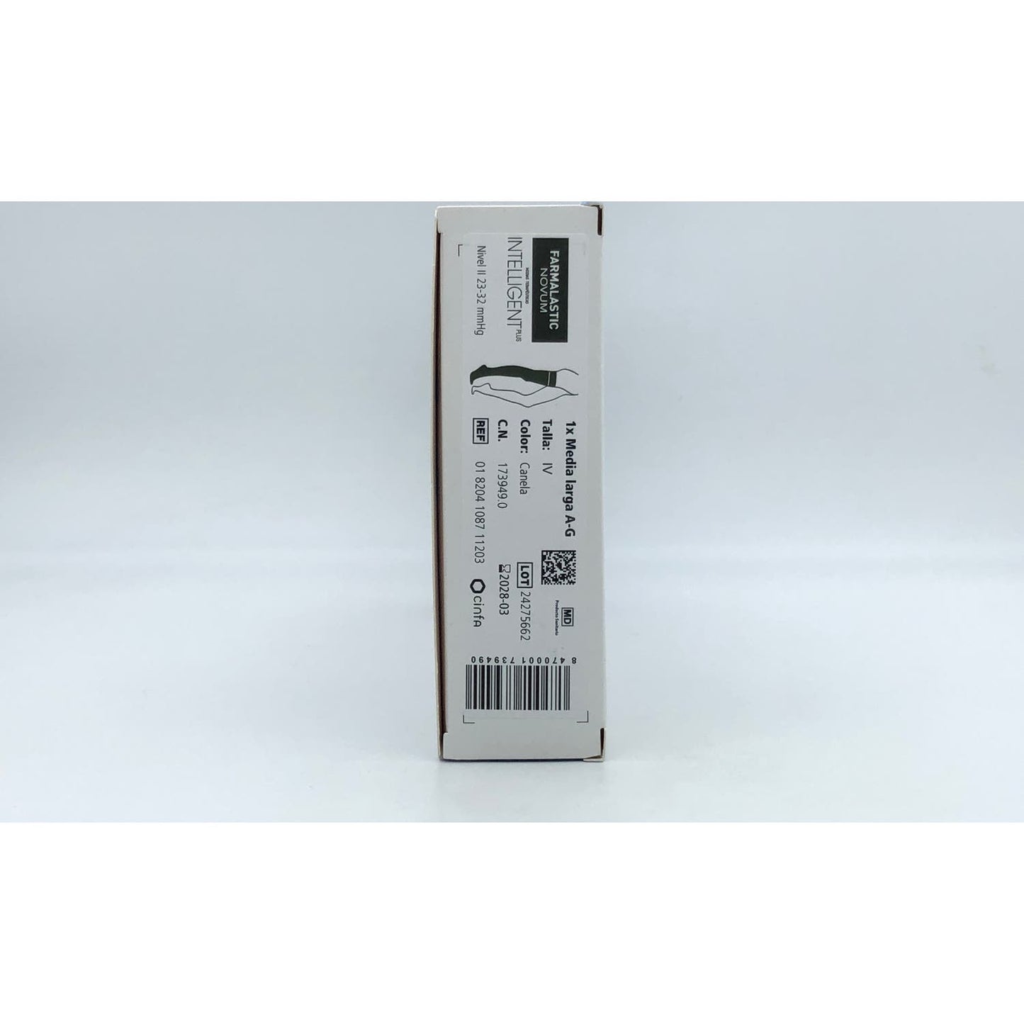 Farmalastic Novum Media Larga Intelligent Plus Compresion Normal Canela T-4