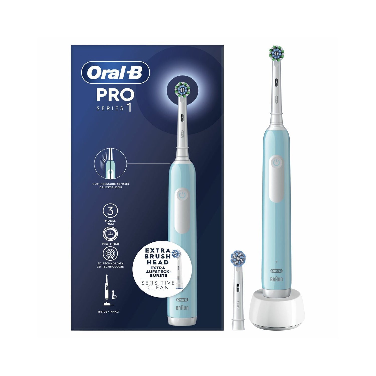 Oral-B Pro 1 Cepillo Dental Azul Turquesa 1ud