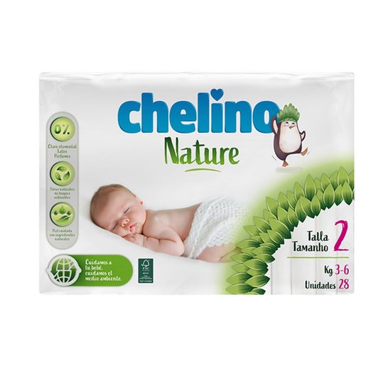Chelino Pañal Infantil Nature T2 28uds