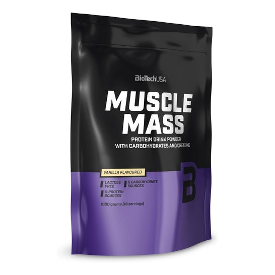 Biotech Usa Muscle Mass Vainilla 1000 g