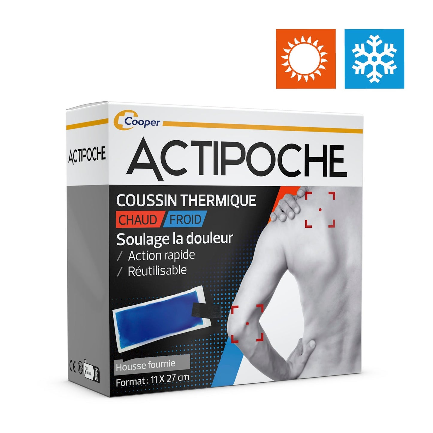 Actipoche Cojín Térmico Frío/Caliente 11x27cm