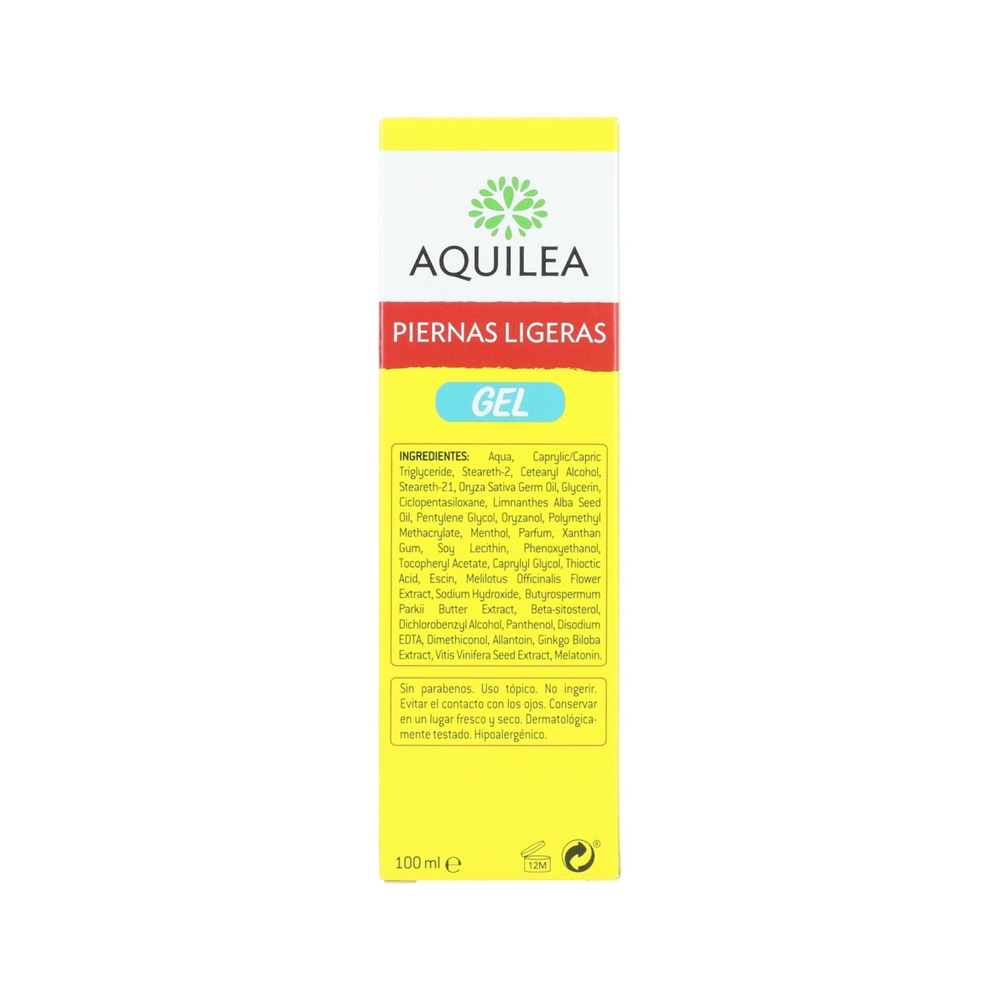 Aquilea Piernas Ligeras Gel 100ml