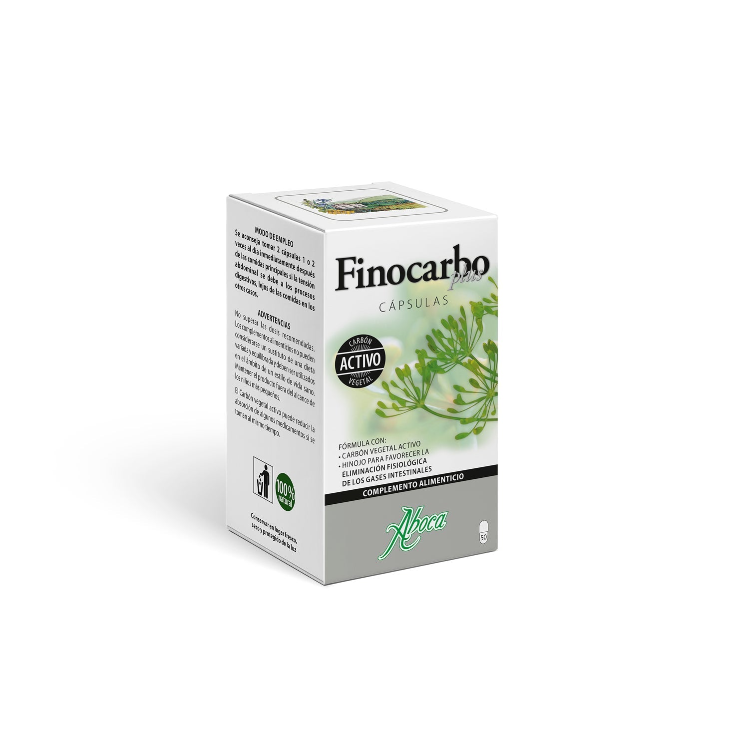 Aboca Finocarbo Plus Cápsulas 50caps