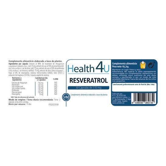 H4U Resveratrol 30caps