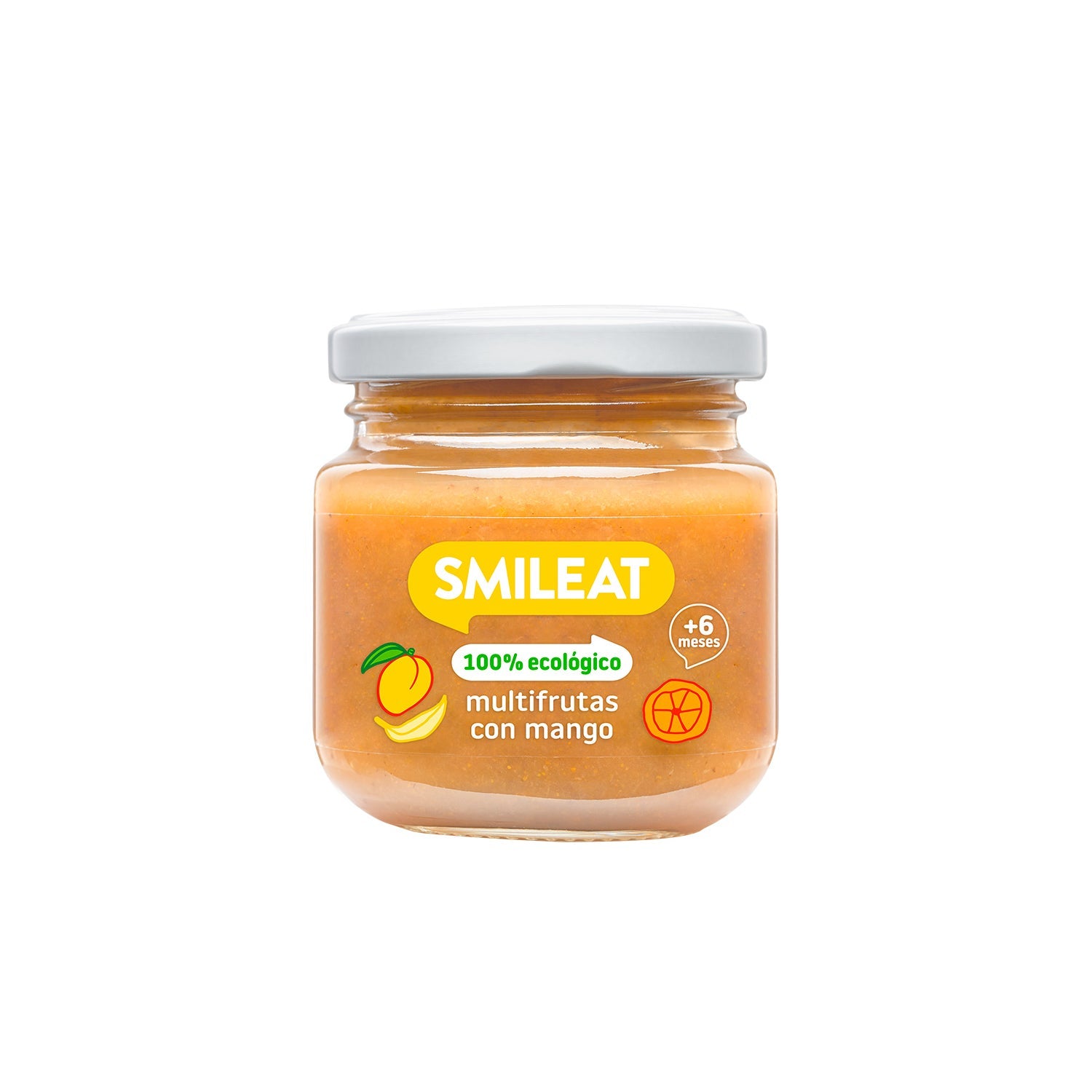 Smileat Tarrito Ecológico de Multifrutas con Mango 130g