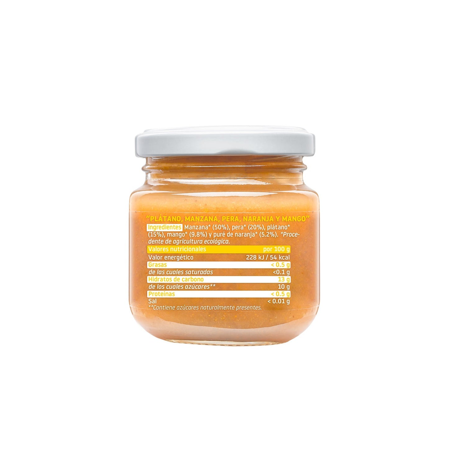 Smileat Tarrito Ecológico de Multifrutas con Mango 130g