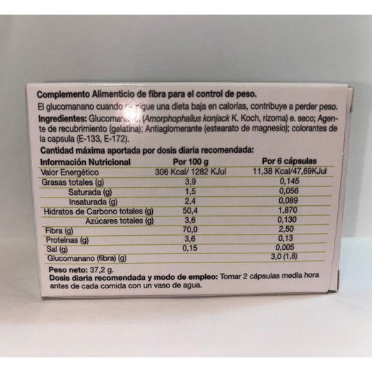 El Naturalista Glucomanano Plus 60caps