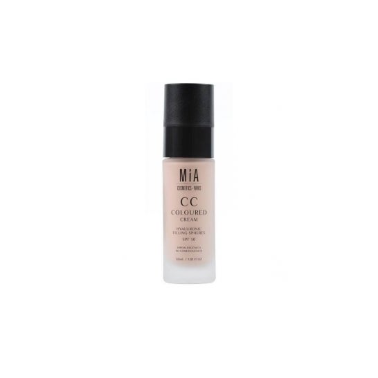 Mia Cc Coloured Cream Color Medio Hyaluronic Filling Spheres Spf