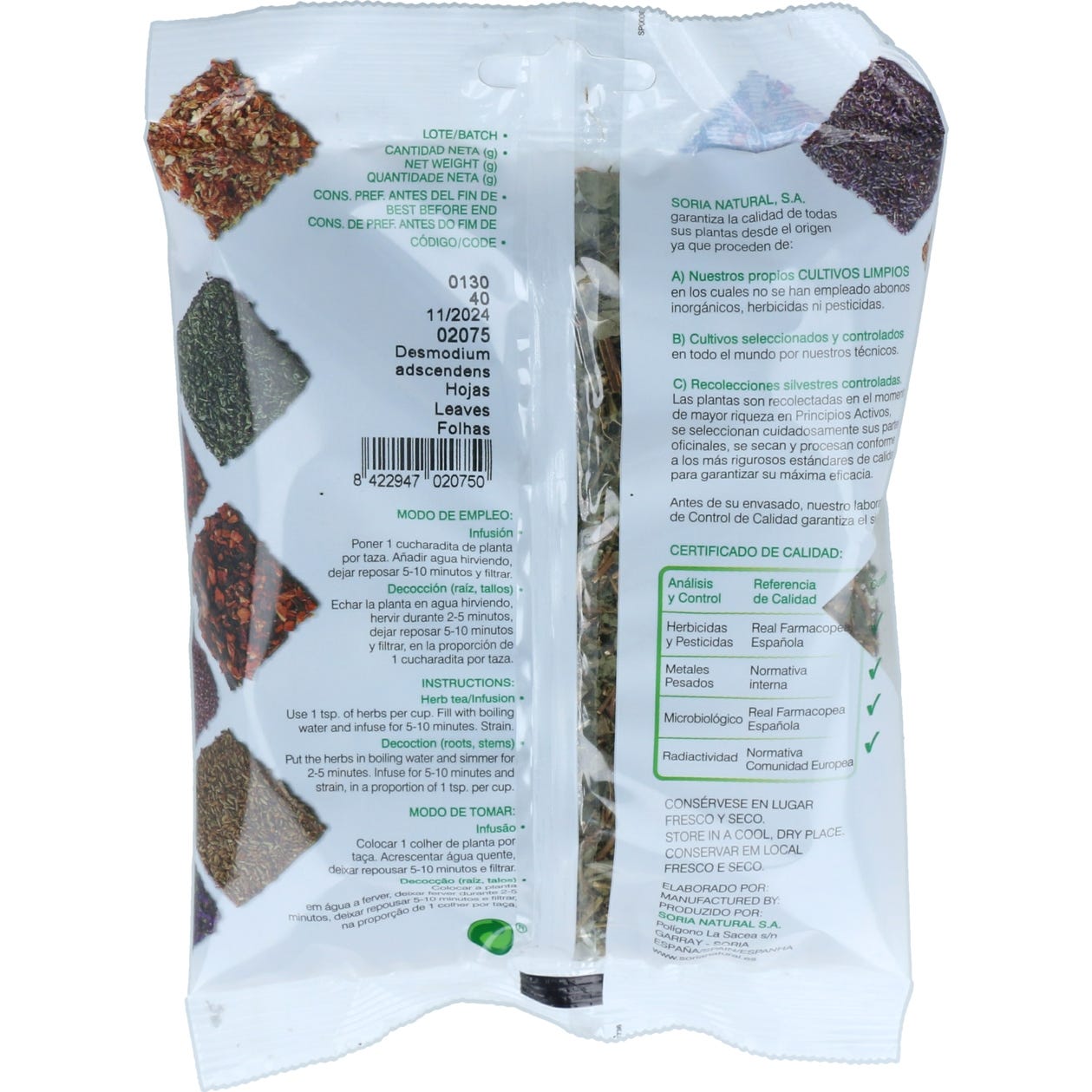 Soria Natural Desmodium Adscendens Bolsa 40g