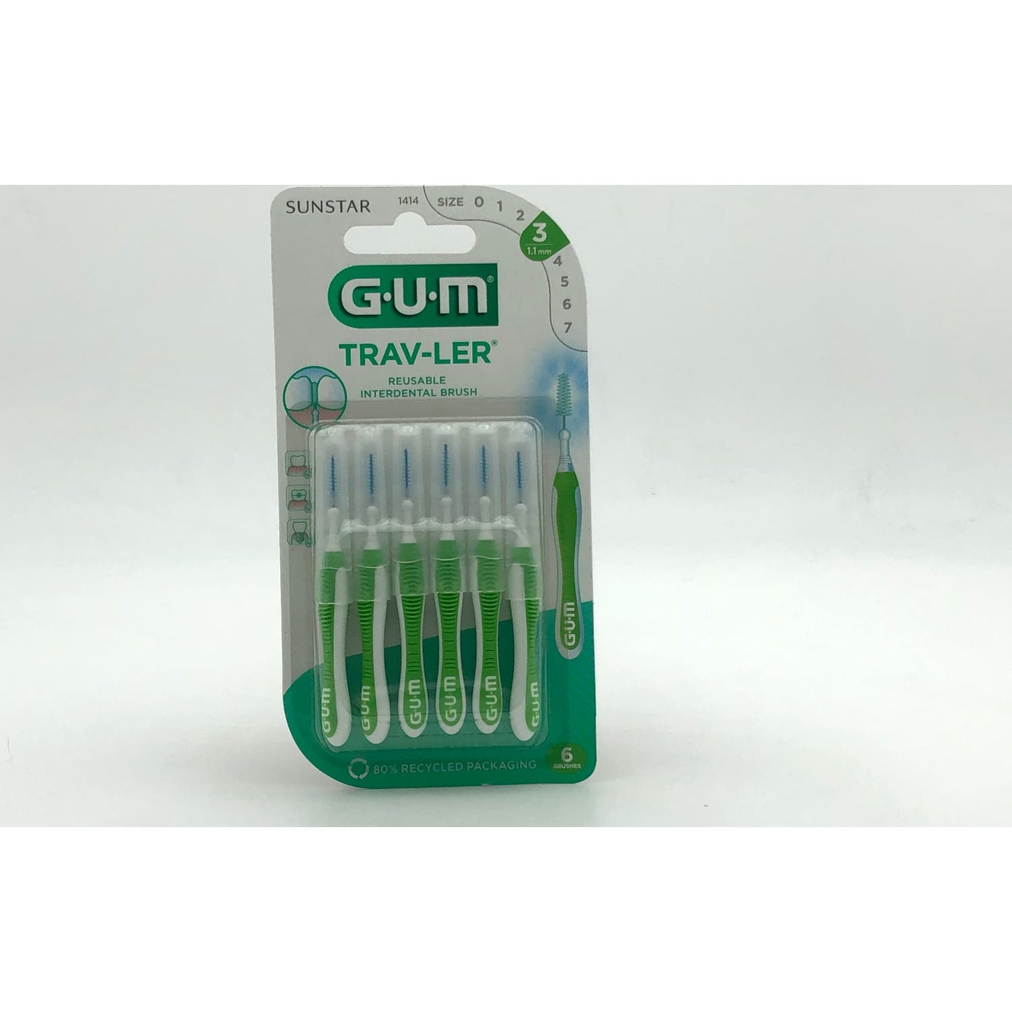 GUM Trav-Ler Cepillo Interdental 1.1mm 4uds