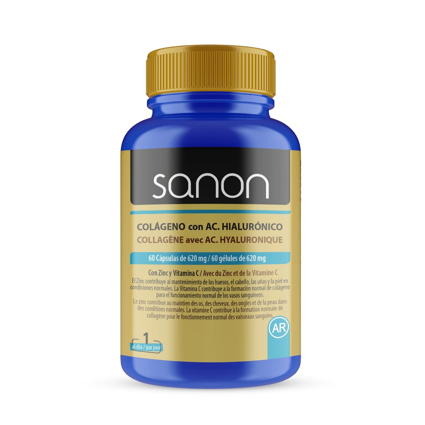 Sanon Colágeno + Ácido Hialurónico 60caps