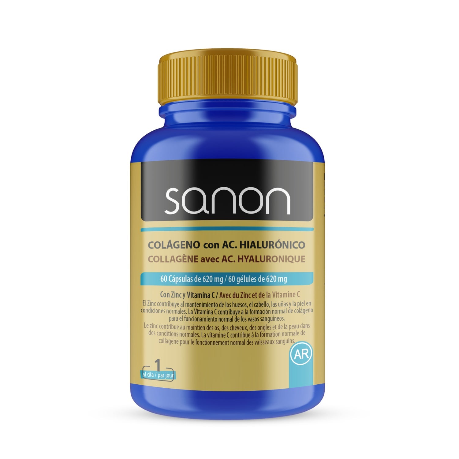 Sanon Colágeno + Ácido Hialurónico 60caps