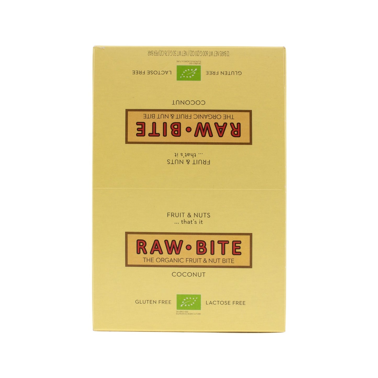 Rawbite Estuche Barritas Ecológicas de Coco 12uds