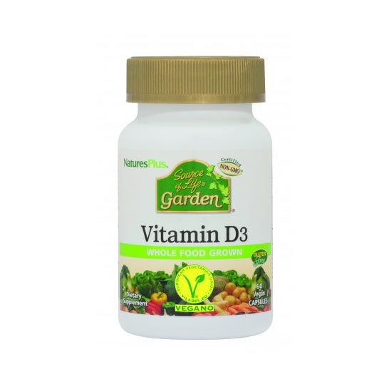 Nature's Plus Garden Vitamina D3 60caps