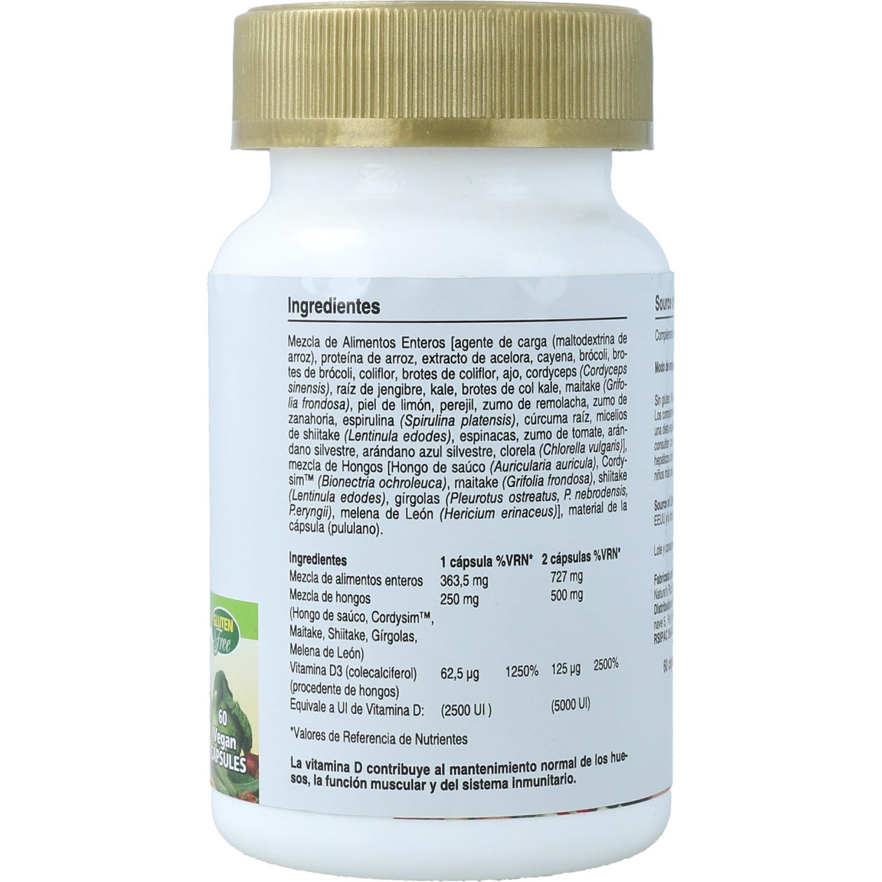Nature's Plus Garden Vitamina D3 60caps
