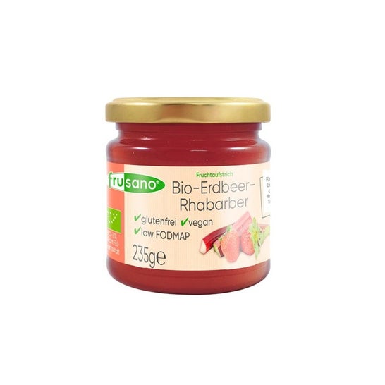 Frusano Mermelada Fresa Ruibarbo Bio 235 g