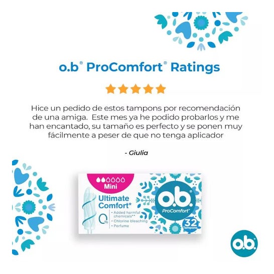 Ob Tamp Per Procomf Mini 32 Unidades