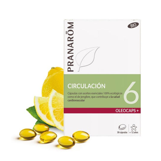 Pranarôm Oleocaps+ 6 Circulación BIO 30 caps