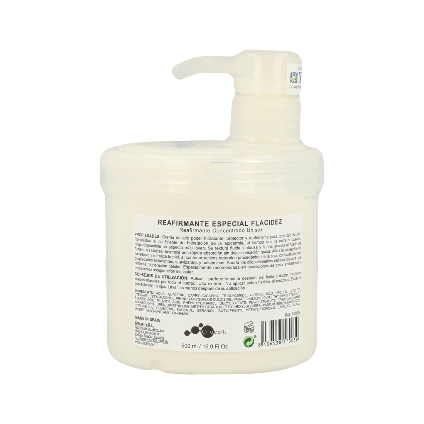 Ynsadiet Reafirmante Especial Flacidez 500 ml