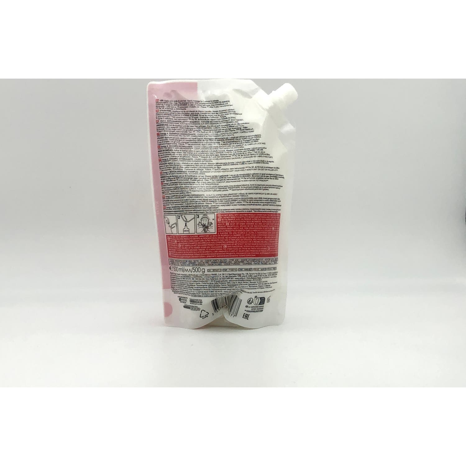 Vichy Dercos Technique Energy+ Champú Estimulante Eco-Recarga 400ml