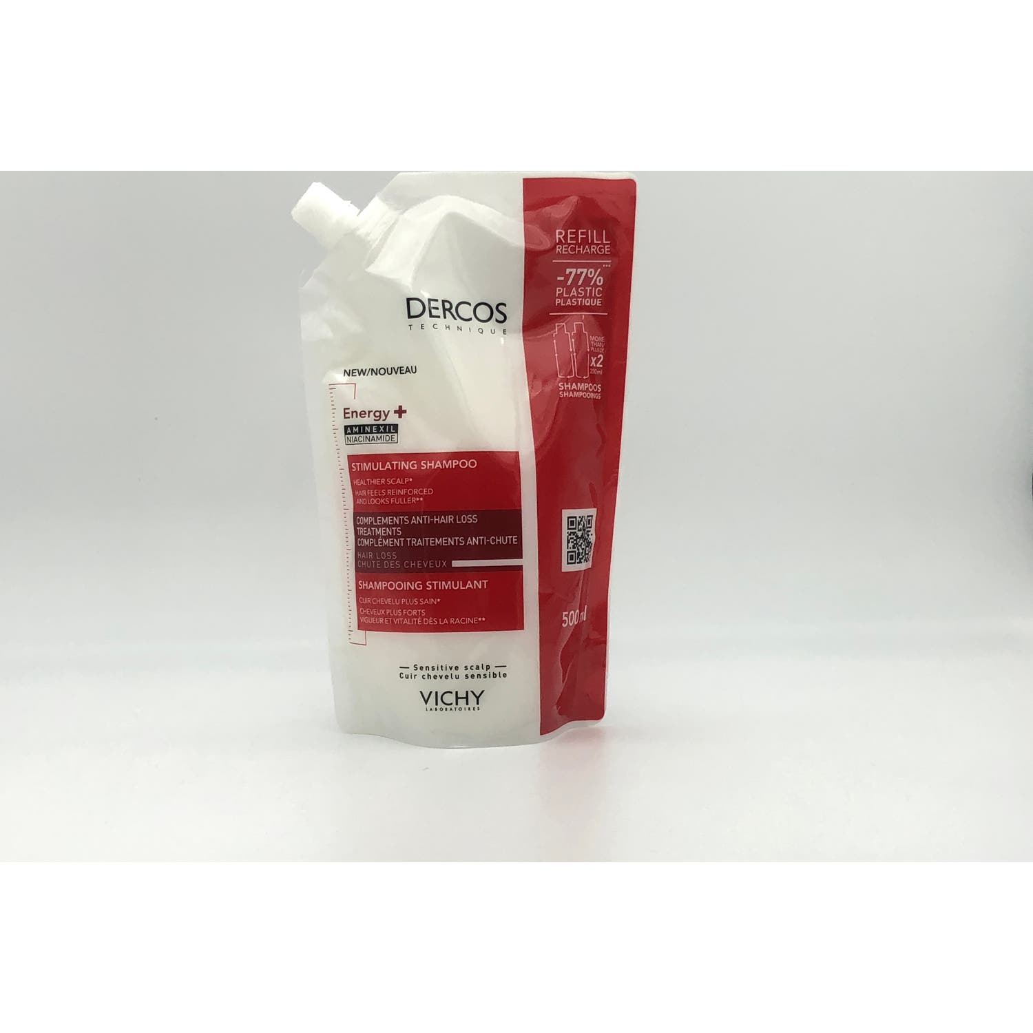 Vichy Dercos Technique Energy+ Champú Estimulante Eco-Recarga 400ml