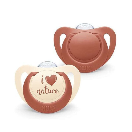 Nuk For Nature Chupete Silicona 18-36 Meses 2uds