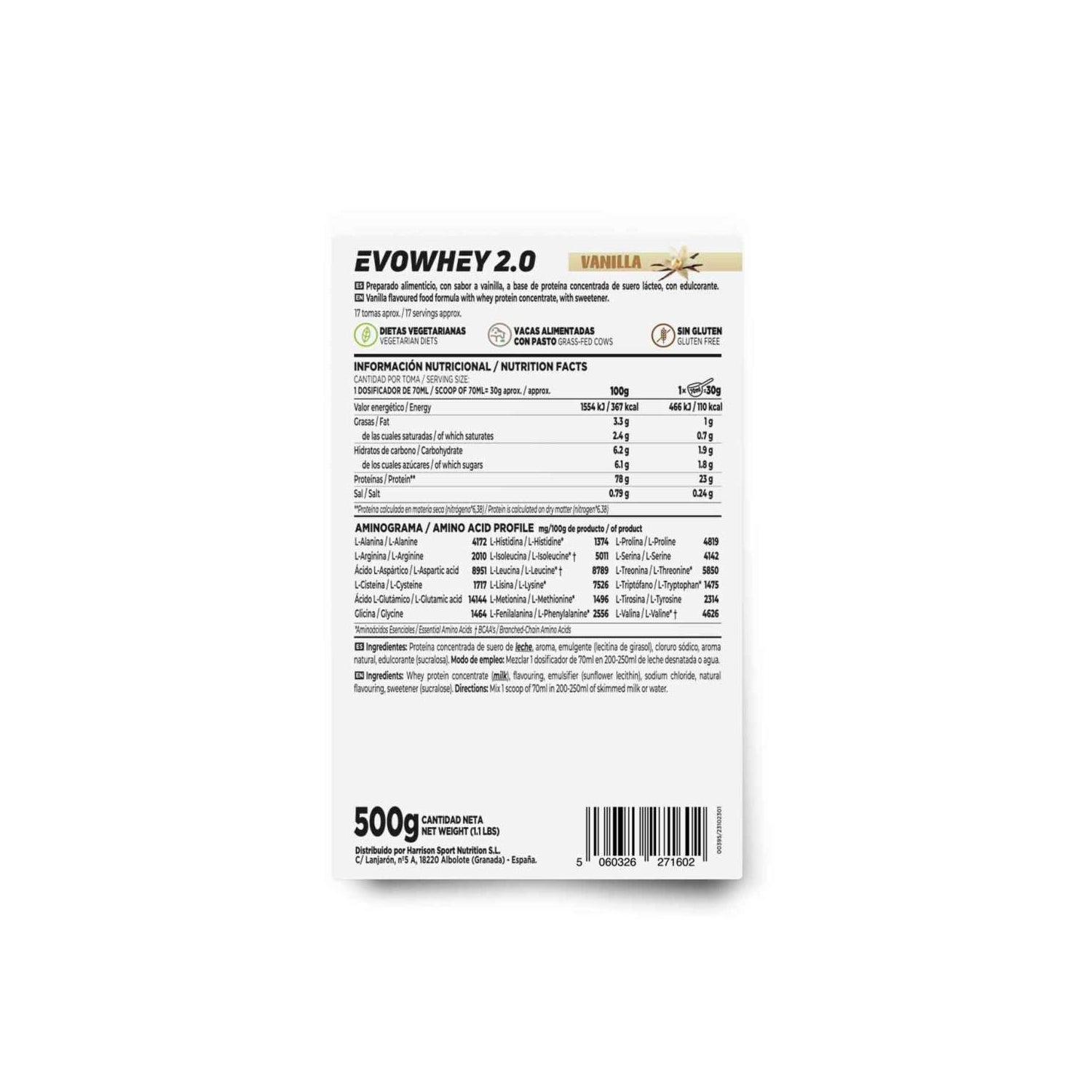 HSN Evowhey Protein Vainilla 500g