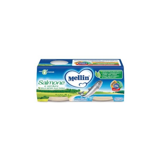 Salmón Mellin-Omo 2X80G