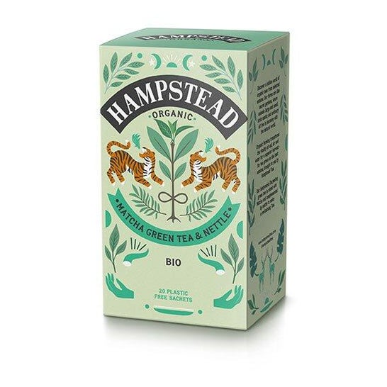 Hampstead Tea Matcha Green Tea Nestle Infusión Bio 20 Sobres