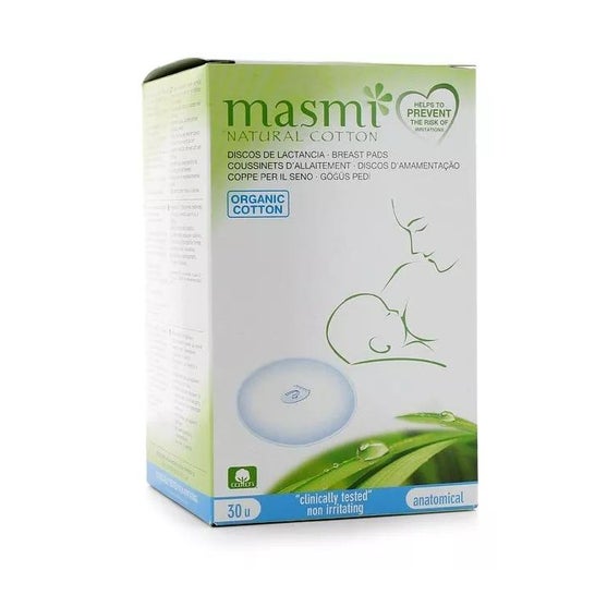 Masmi Discos De Lactancia Algodón 30u