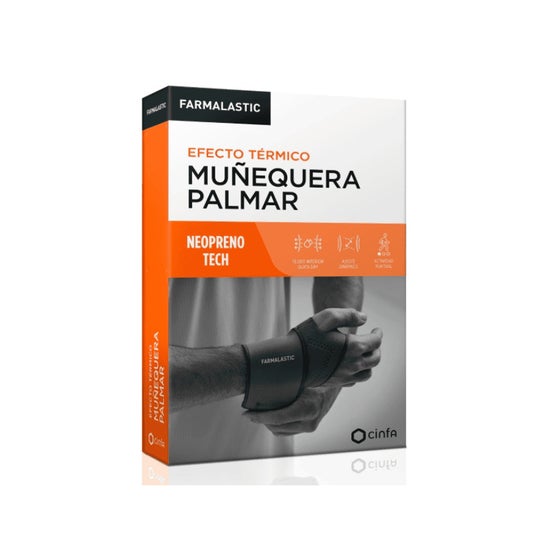 Farmalastic muñequera metacarpiana ambas manos T-única 1ud