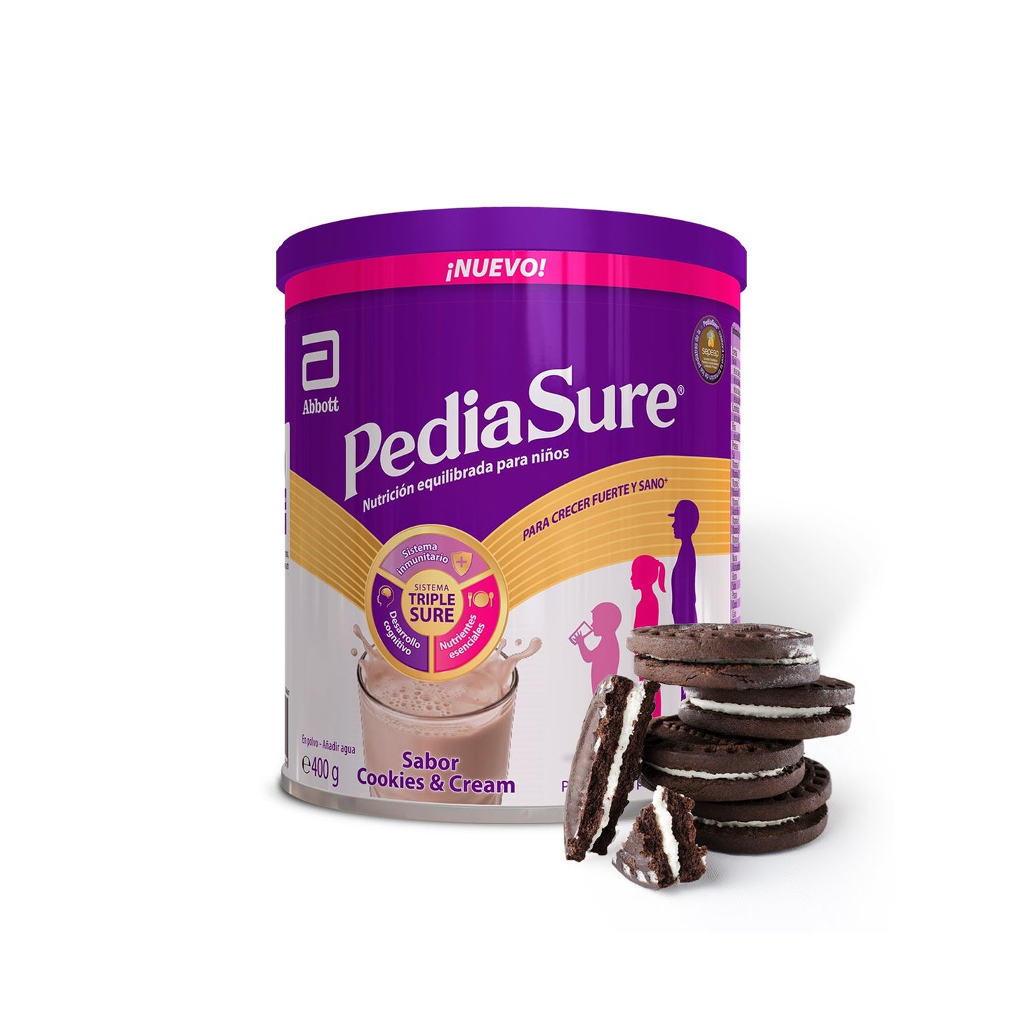 PediaSure sabor Cookies & Cream 400gr