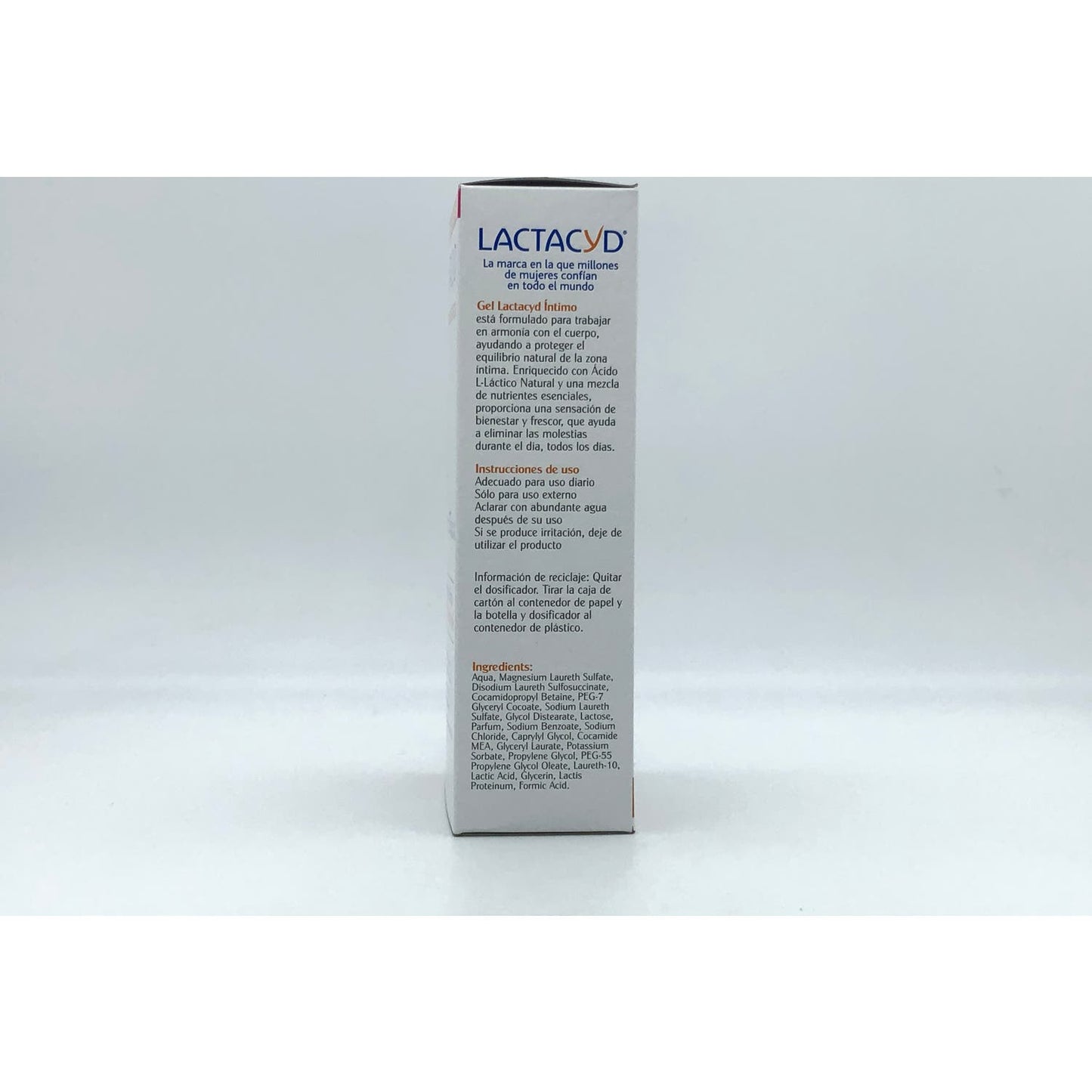 Lactacyd Gel Higiene Íntima 400ml