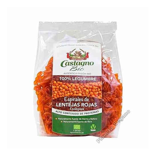 Castagno Espirales de Lenteja Roja Bio 250g