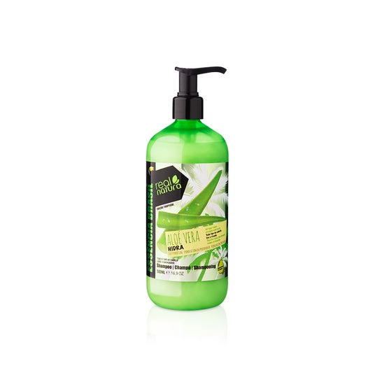 Real Natura Champú Sin Sal Aloe Vera Hidra 500ml