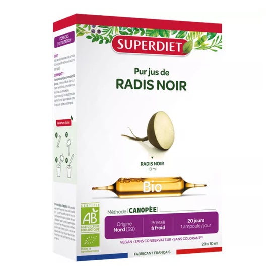 Rábano Negro Super Dieta Orgánico 20x10 ml