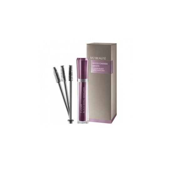 M2 Beauté Quick-change Artists 3 Looks Black Nano Máscara 10 g