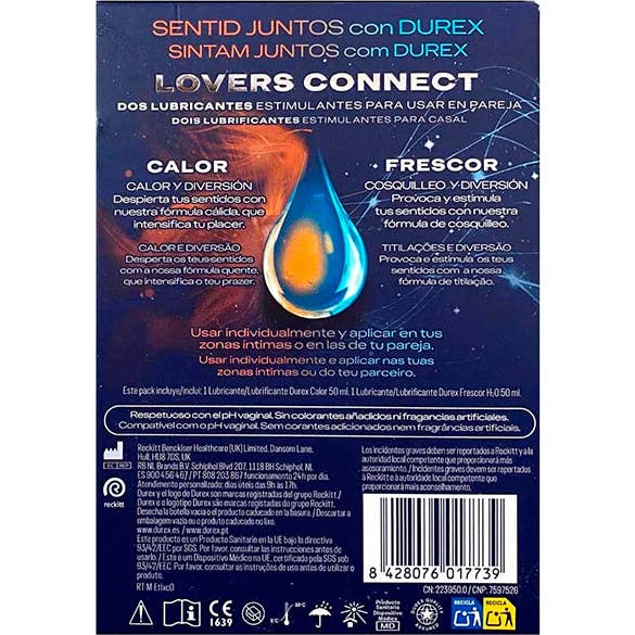 Durex Lovers Connect 2x50 ml
