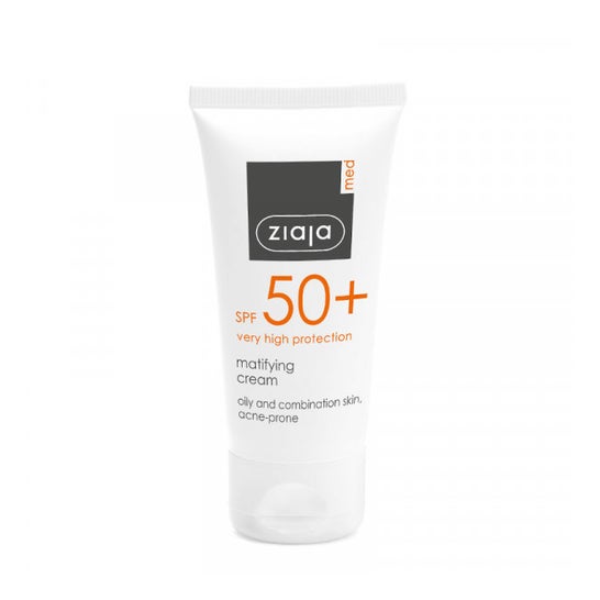 Ziaja Med Mattifying Sunscreen Cream SPF50+ 50 ml