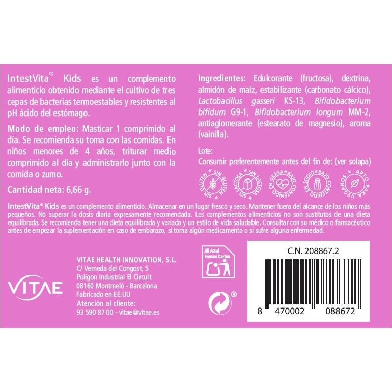 Vitae IntestVita Kids 15comp