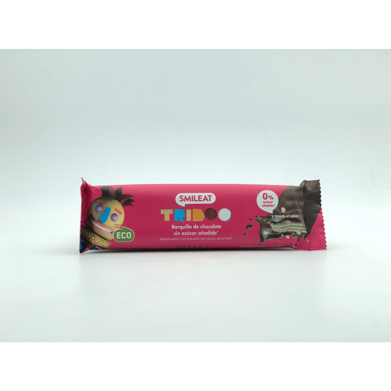 Smileat Triboo Barquillo Ecológico Recubierto de Chocolate 40g