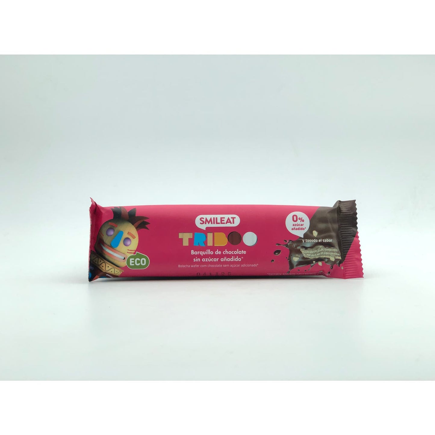 Smileat Triboo Barquillo Ecológico Recubierto de Chocolate 40g